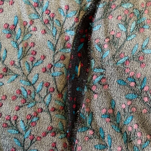 Draper James Botanic Print Waist Tie Blouse 14 - Picture 6 of 7